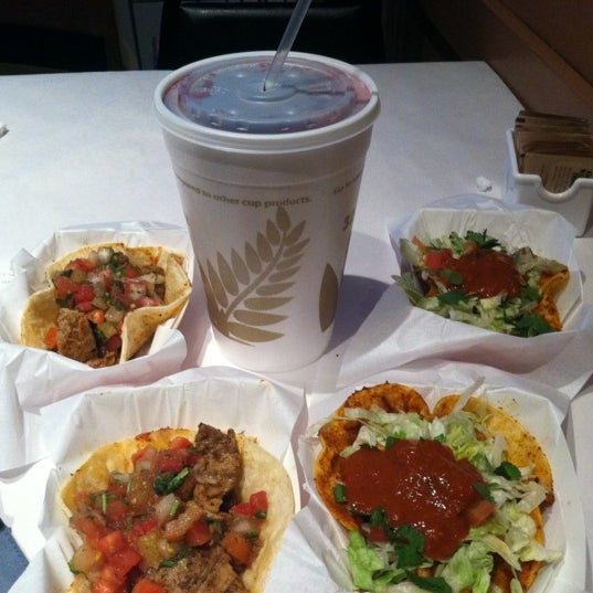 Photo taken at Sky&#39;s Gourmet Tacos by Brian H. on 3/7/2012