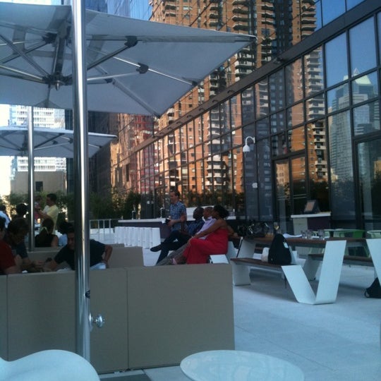 Photo taken at The Terrace at Yotel by Tosan A. on 7/30/2011