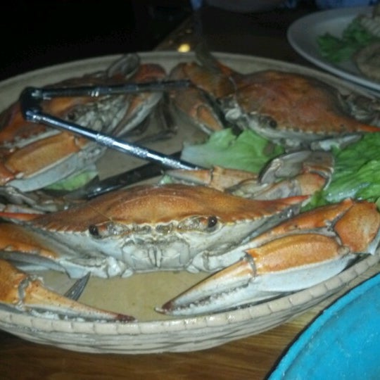 Photo taken at Bluewater Seafood - Champions by Jerome M. on 7/20/2012