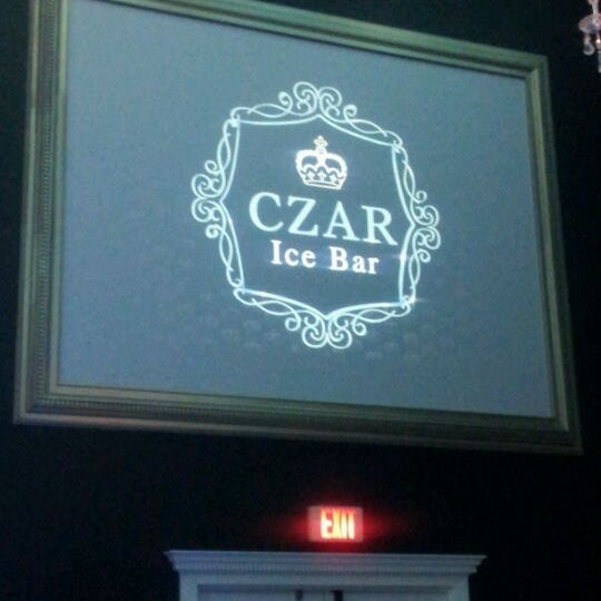 Photo taken at Czar Ice Bar by KP on 5/1/2012