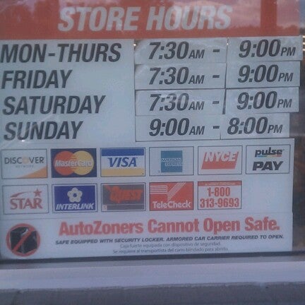 Autozone Auto Parts Automotive Shop