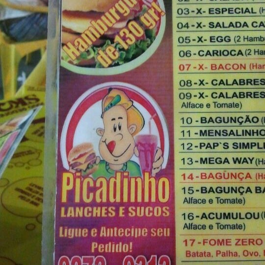 Photo taken at Picadinho Lanches by Leandro on 5/7/2012