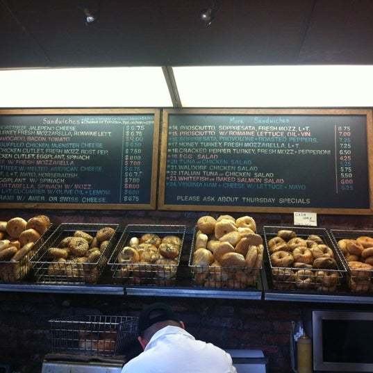 Photo taken at Brownstone Bagel &amp; Bread Co by Jennifer C. on 8/24/2012