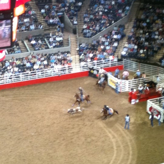 Снимок сделан в The San Antonio Stock Show &amp; Rodeo пользователем Kathy C. 2/20/2011
