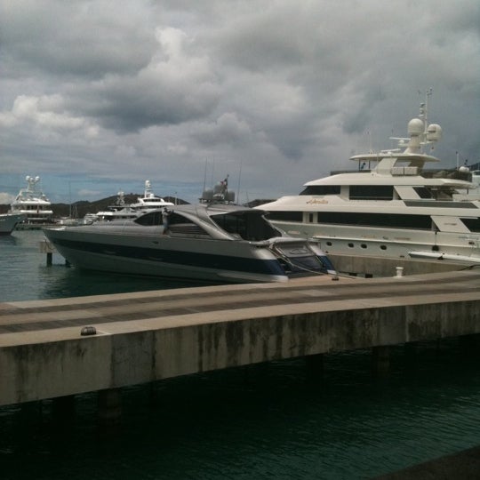 Photo taken at Yacht Haven Grande by Sarah Hope F. on 3/14/2011