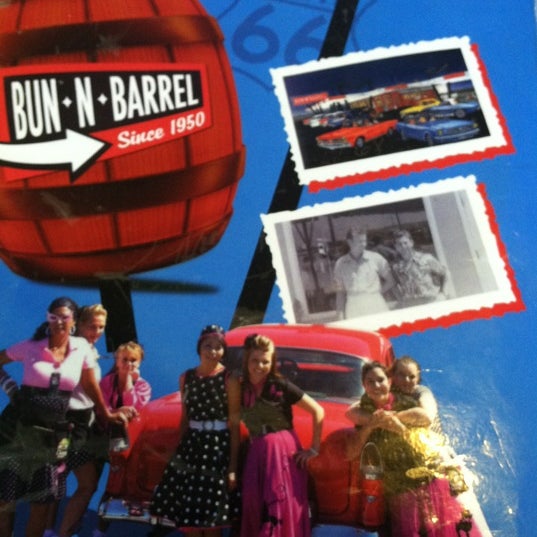 Photo taken at Bun &#39;N&#39; Barrel by April T. on 6/10/2012