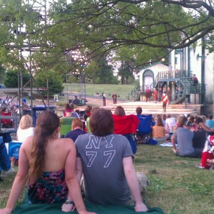 Photo taken at Shakespeare in the Park by Kristina W. on 6/11/2012