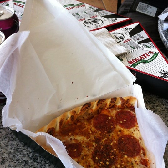 Photo taken at Rosati&#39;s Pizza by Chris E. on 5/8/2012