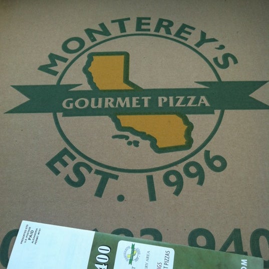 Photo taken at Monterey&#39;s Gourmet Pizza by Cindy H. on 9/9/2012