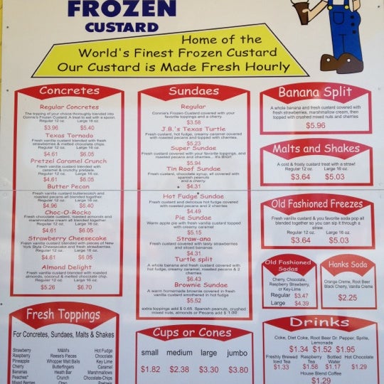 Photo taken at Connie&#39;s Frozen Custard by Cary L. on 4/7/2012