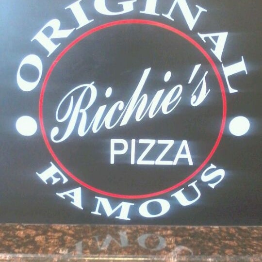 Photo taken at Richie&#39;s Pizza by Jonny M. on 10/25/2011