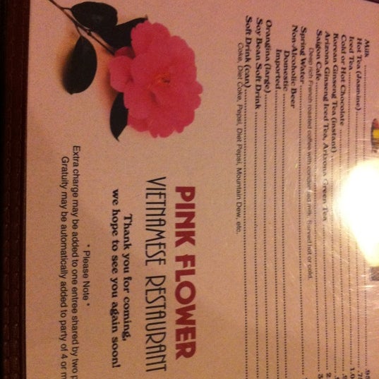 Pink Flower Vietnamese Restaurant Mounds View'de Asya Restoranı'da