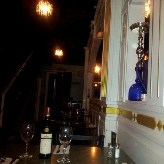 Photo taken at Tangier Moroccan &amp; Mediterranean Restaurant by Vi B. on 1/22/2012