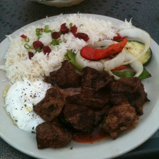 Photo taken at Phara&#39;s Mediterranean Cuisine &amp; Christopher&#39;s Casbah by Ryan B. on 3/29/2012