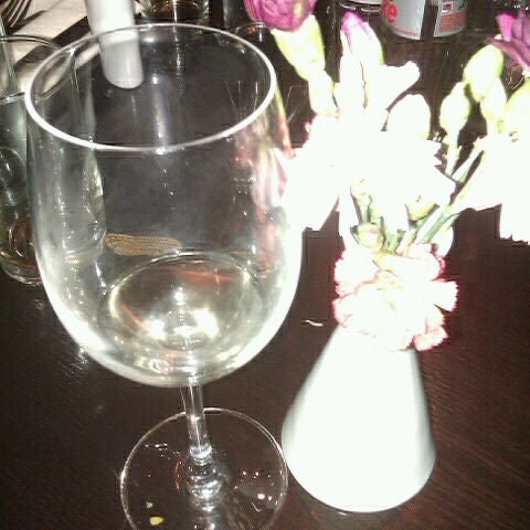 The wine was lovely;) flowers look like they need a drink !