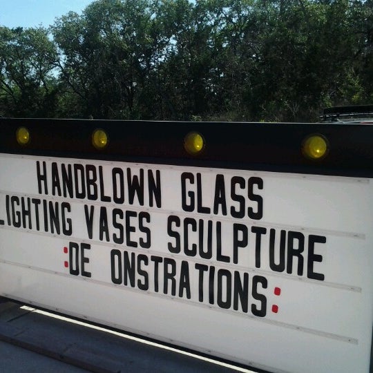 Photo taken at Wimberley Glassworks by Kimberly B. on 8/1/2012