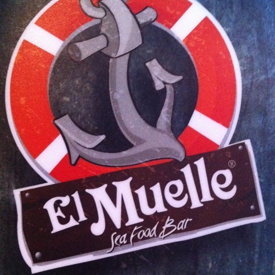 Photo taken at El Muelle Seafood Bar by Juan Manuel O. on 9/17/2011