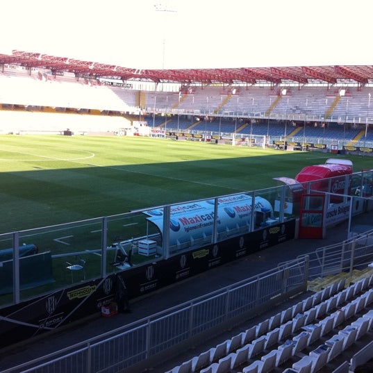 Photo taken at Orogel Stadium Dino Manuzzi by Stefano S. on 4/17/2011