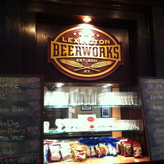 Photo taken at Lexington Beerworks by Chuck L. on 5/10/2012