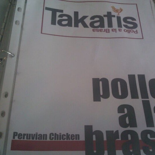 Photo taken at Takatis Peruvian Cuisine by j F. on 10/19/2011