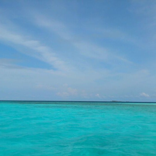 In the middle of the ocean. In the middle of the ocean