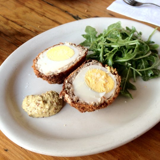 Two words...  Scotch Egg.