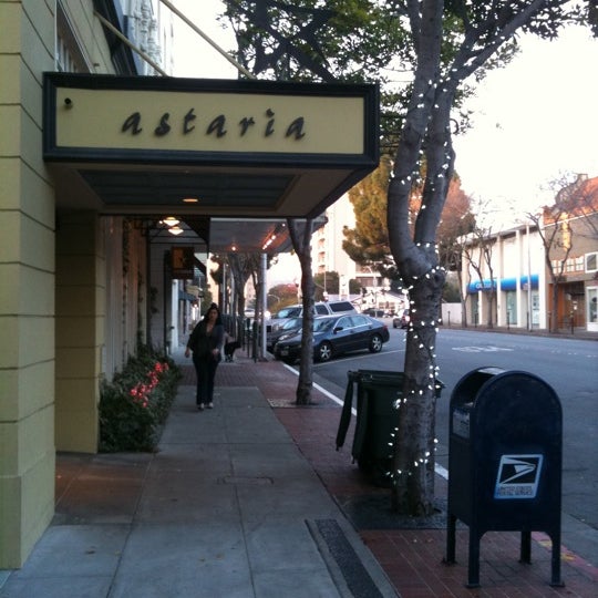 Photo taken at Astaria Restaurant &amp; Bar by Vicki M. on 12/9/2011