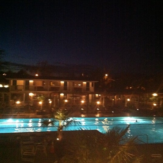 Photo taken at Calistoga Spa Hot Springs by Flora K. on 1/2/2012
