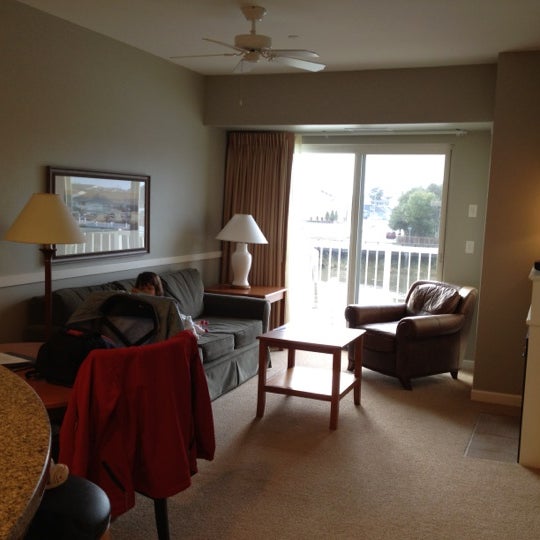 Photo taken at Rivertide Suites Hotel by John C. on 11/26/2011