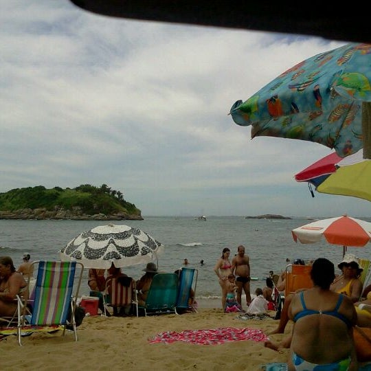 Photo taken at Praia Da Joana by Lilia M. on 1/21/2012