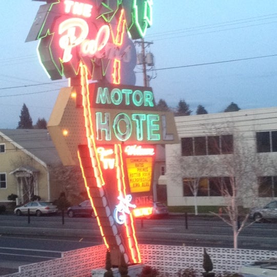 Photo taken at Palms Motel by Zane E. on 4/7/2012