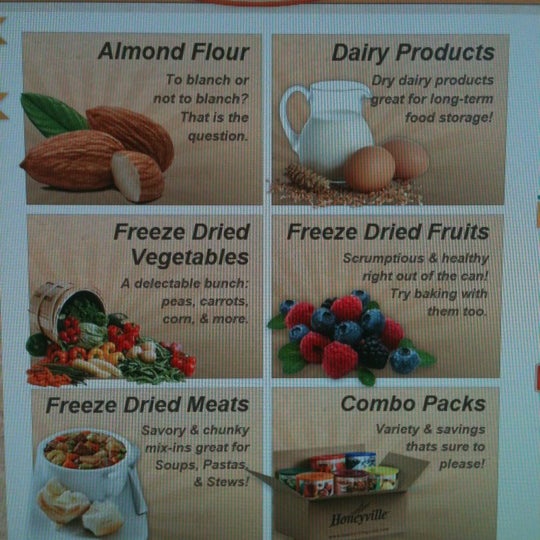 Honeyville Food Storage Dandk Organizer