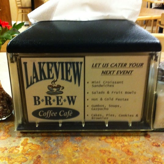 Photo taken at Lakeview Brew Coffee Cafe by Randie P. on 5/10/2012