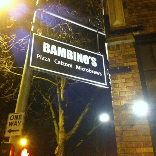 Photo taken at Bambinos Pizzeria by Jeff P. on 2/10/2012