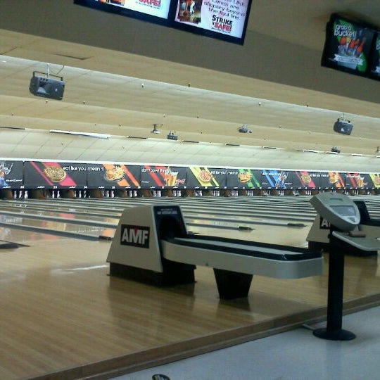 Photo taken at AMF Sheridan Lanes by Joy L. on 4/12/2012