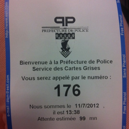 Prefecture De Police Regierungsgebaude In Notre Dame