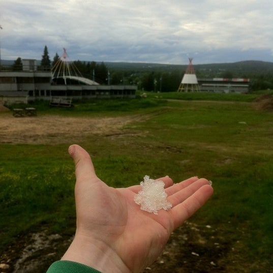 Photo taken at Ounasvaaran Pirtit by A A. on 7/5/2012