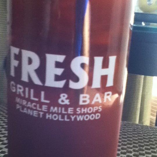 Photo taken at Fresh Grill &amp; Bar by Loni F. on 4/21/2012