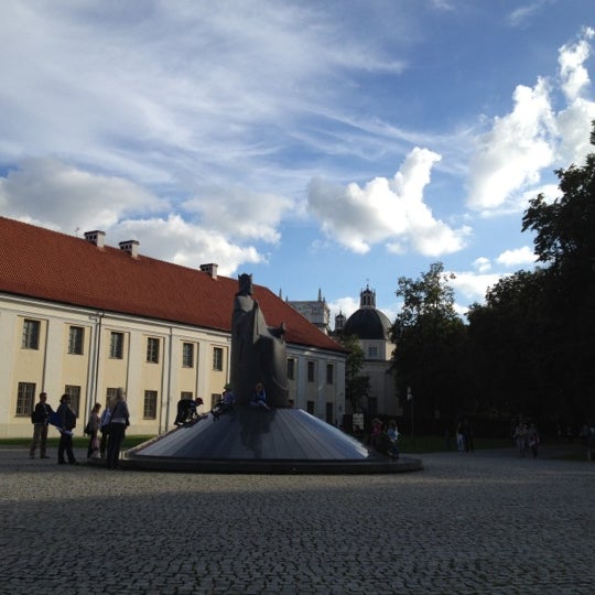 Photo taken at Monument to King Mindaugas by Eigirdas Ž. on 9/2/2012
