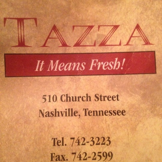 Photo taken at The Tazza Restaurant by Nick M. on 3/14/2012