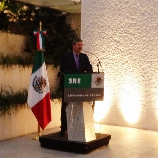 Photo taken at Botschaft von Mexiko | Embajada De Mexico by Adri U. on 4/5/2012