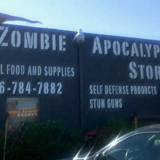 Photo taken at Zombie Apocalypse Store by Frank C. on 4/1/2012