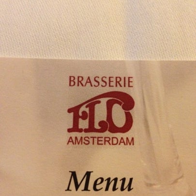 Photo taken at Brasserie FLO Amsterdam by Edward B. on 8/5/2012