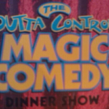 Photo taken at Outta Control Magic Comedy Dinner Show by Lisa V. on 10/9/2011