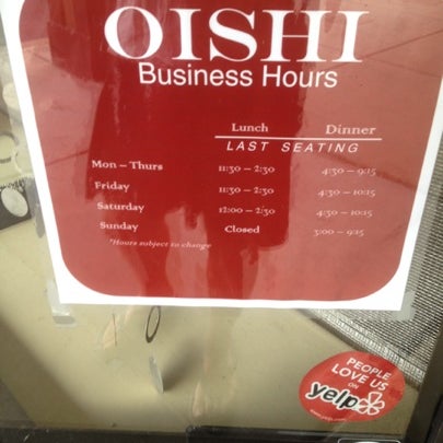 Photo prise au Oishi Japanese Thai &amp; Korean par Jordan S. le7/21/2012