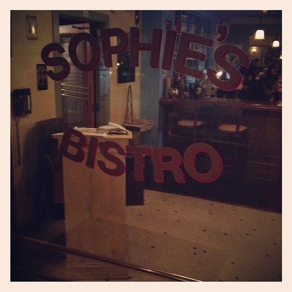 Photo taken at Sophie&#39;s Bistro by Christopher Prince B. on 2/26/2012