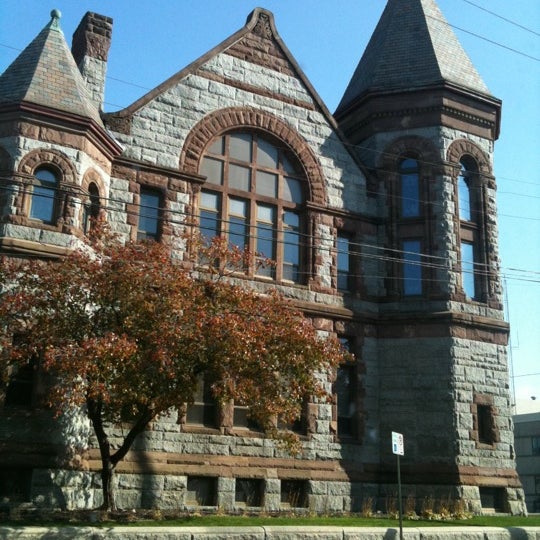 Photo taken at Hackley Public Library by Julie W. on 10/29/2011