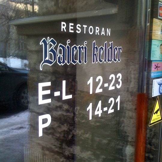Das Foto wurde bei Baieri kelder Restaurant von Veljo H. am 2/10/2011 aufgenommen