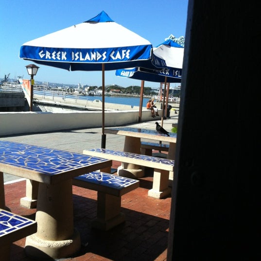 Photo taken at Greek Island Cafe by Dave C. on 10/13/2011
