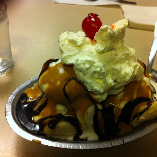 Photo taken at Egger&#39;s Ice Cream Parlor by Dan S. on 3/25/2012